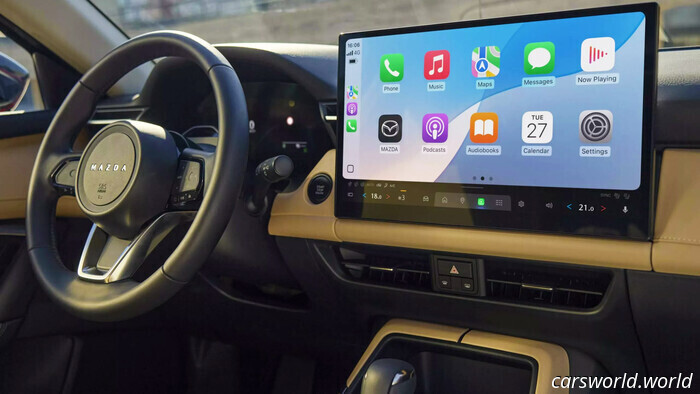 Mazda punta tutto su un enorme schermo e nessun pulsante per il suo ultimo SUV | Carscoops